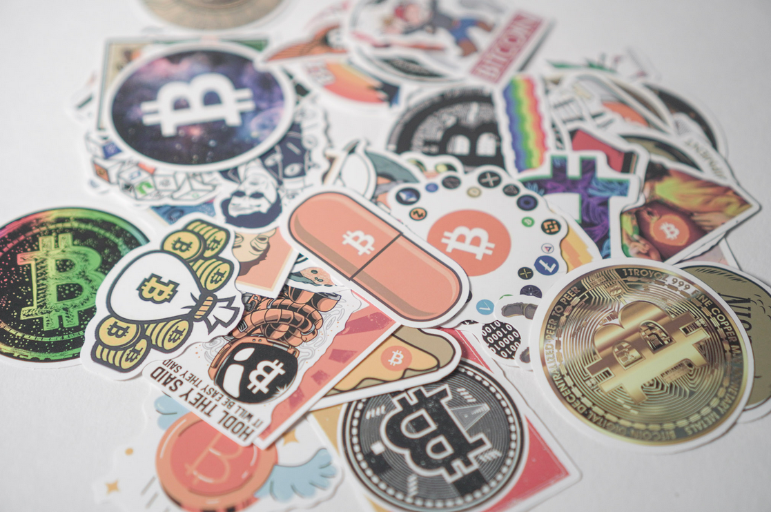Collection de 50 stickers Bitcoin