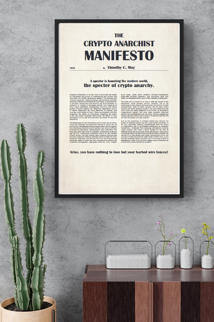 Le manifeste crypto anarchiste