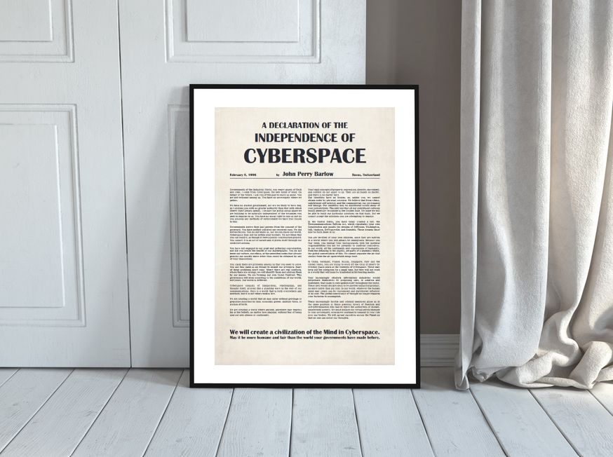 La déclaration d'indépendance du cyberespace